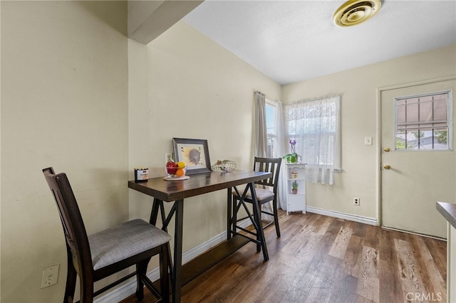1980 N Sierra Way, San Bernardino, CA 92405 - dining room with wood finished floors and baseboards