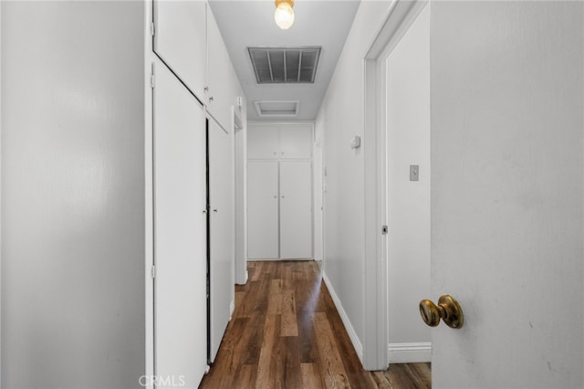 1980 N Sierra Way, San Bernardino, CA 92405 - corridor featuring dark wood-style floors and baseboards