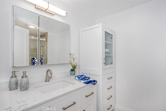 1115 S Elm Dr Unit 510, Los Angeles, CA 90035 - full bath featuring vanity and tiled shower