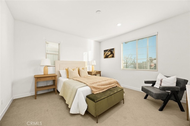 2639 Glamis Ct, Arcadia, CA 91007 - bedroom with multiple windows, light carpet, and baseboards