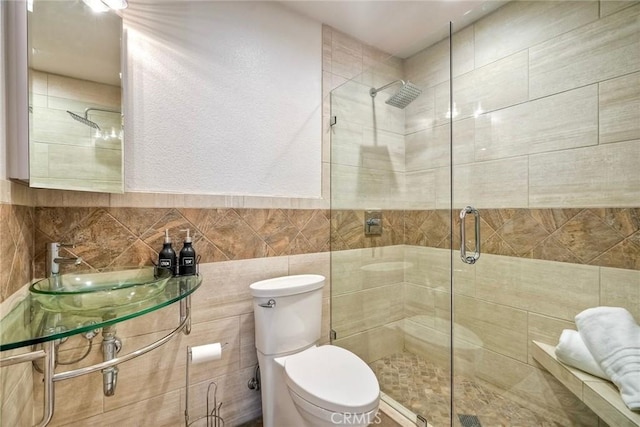 4273 Spoon Bill Way, Oceanside, CA 92057 - full bath with a stall shower, toilet, and a sink