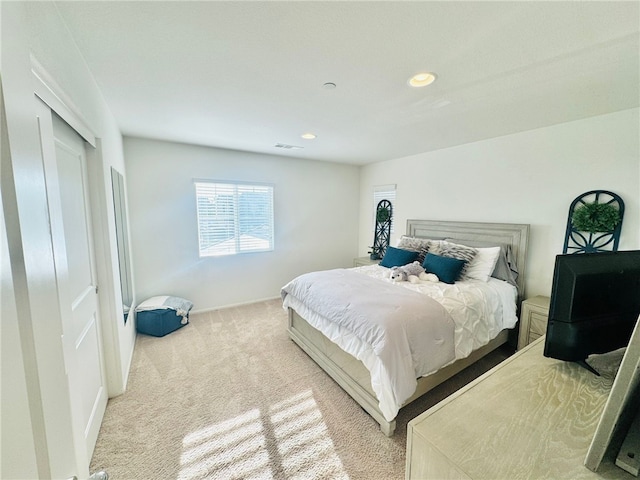 4772 Marrieta St, Jurupa Valley, CA 91752 - carpeted bedroom featuring recessed lighting, a closet, and baseboards