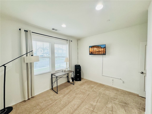 4772 Marrieta St, Jurupa Valley, CA 91752 - home office with carpet and recessed lighting