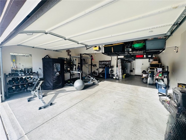 4772 Marrieta St, Jurupa Valley, CA 91752 - garage featuring a garage door opener