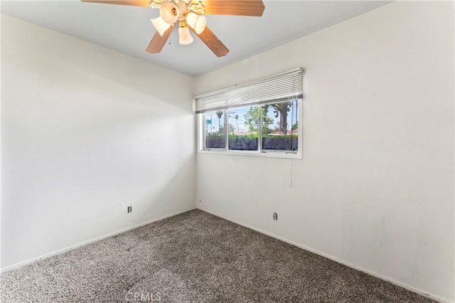 4303 Kansas Ave, Riverside, CA 92507 - spare room with carpet floors, baseboards, and a ceiling fan