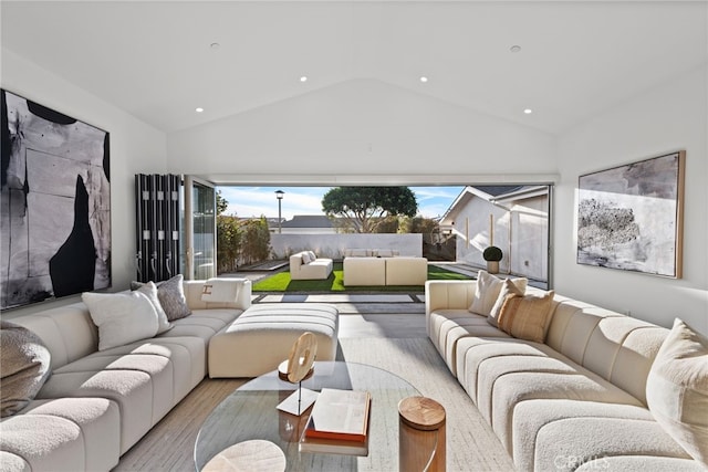1318 Outrigger Dr, Corona Del Mar, CA 92625 - living room with lofted ceiling and wood finished floors