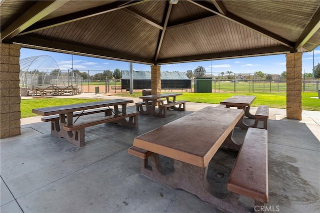 7311 Pinewood Ct, Eastvale, CA 92880 - view of patio featuring outdoor dining space