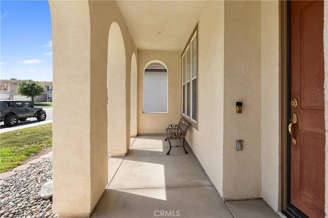 7311 Pinewood Ct, Eastvale, CA 92880 - property entrance with stucco siding