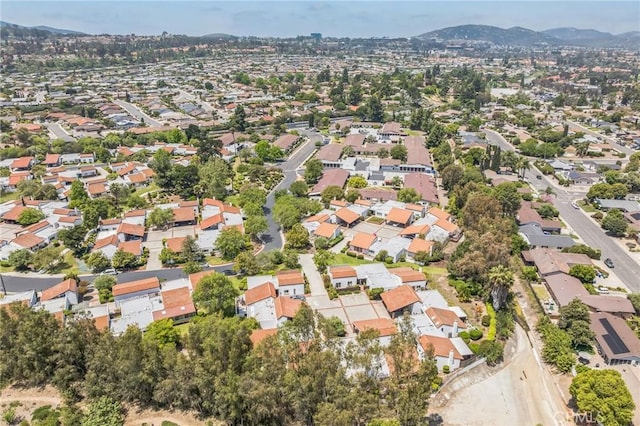 16511 Caminito Vecinos Unit 59, San Diego, CA 92128 - aerial view of property and surrounding area featuring a mountainous background