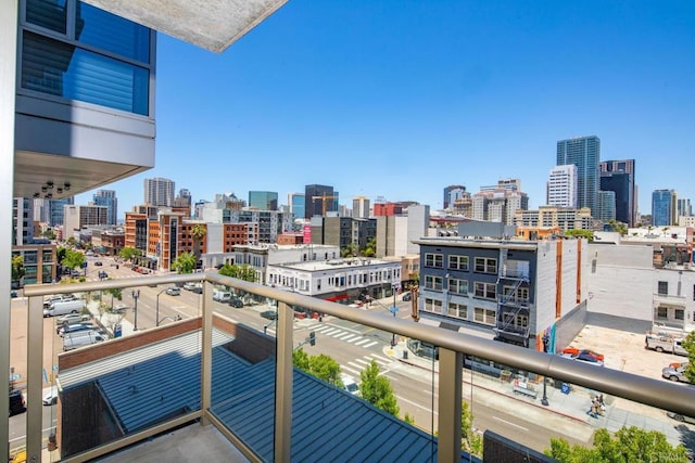 800 The Mark Ln Unit 602, San Diego, CA 92101 - balcony featuring a view of skyline