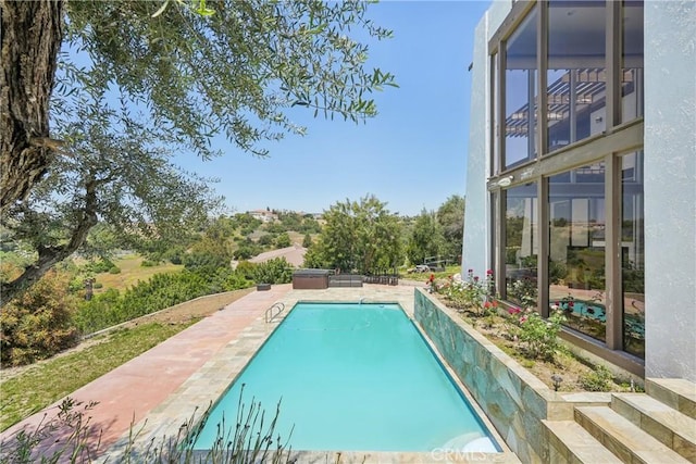 22702 Timbertop Ln, Diamond Bar, CA 91765 - outdoor pool featuring a patio