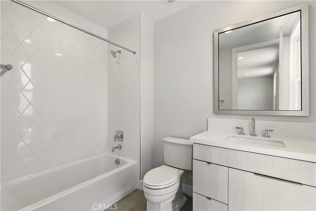 208 Stage, Irvine, CA 92618 - full bath featuring vanity, shower / washtub combination, and tile patterned flooring