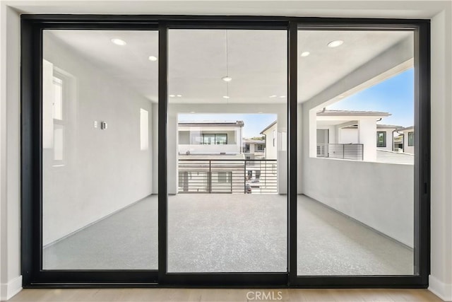 208 Stage, Irvine, CA 92618 - doorway featuring recessed lighting