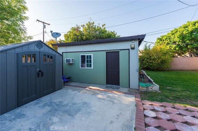 1763 W 245th St, Torrance, CA 90501 - view of outbuilding with a wall unit AC