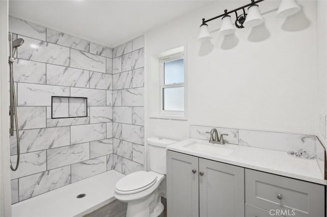 8825 Old Santa Rosa Rd, Atascadero, CA 93422 - bathroom with vanity and tiled shower