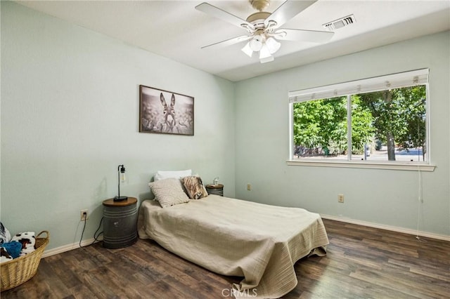 8825 Old Santa Rosa Rd, Atascadero, CA 93422 - bedroom featuring wood finished floors and a ceiling fan