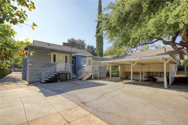 434 S Euclid Ave, Pasadena, CA 91101 - back of house with a chimney