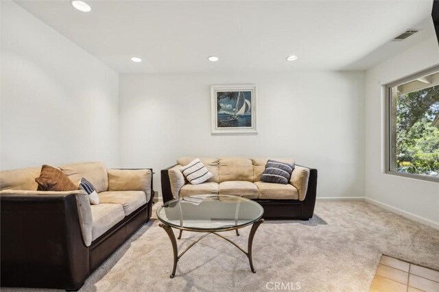 1334 Tourney Hill Ln Unit 61, Nipomo, CA 93444 - carpeted living room featuring recessed lighting and baseboards