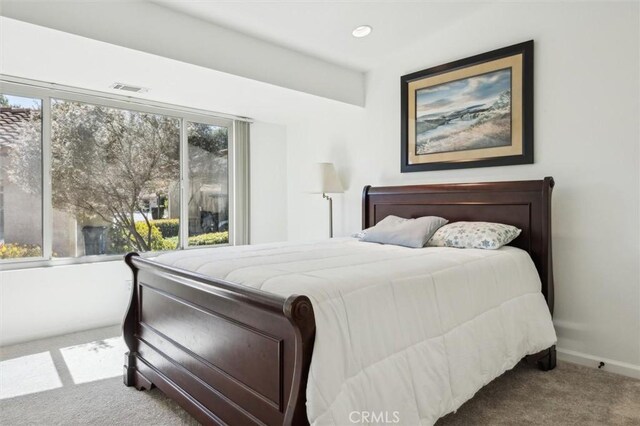 1334 Tourney Hill Ln Unit 61, Nipomo, CA 93444 - bedroom featuring carpet floors, baseboards, and recessed lighting