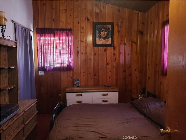 29348 123rd St E, Pearblossom, CA 93553 - bedroom with wooden walls