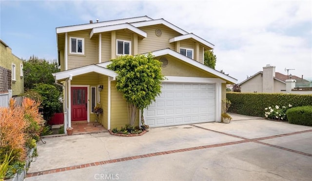 1909 Belmont Ln Unit B, Redondo Beach, CA 90278 - traditional-style home with driveway and a garage