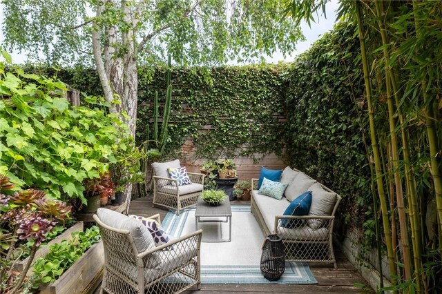 1909 Belmont Ln Unit B, Redondo Beach, CA 90278 - deck with outdoor lounge area