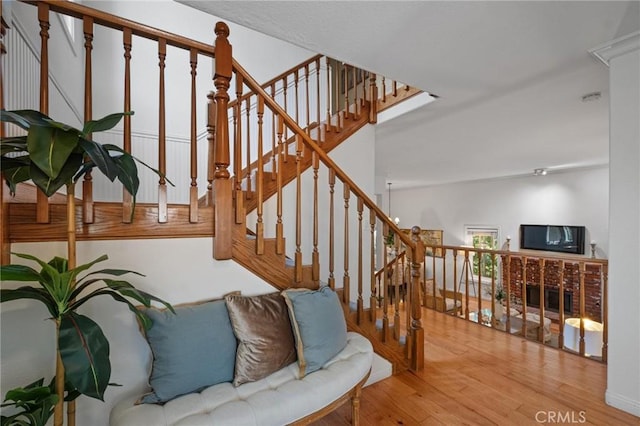 1909 Belmont Ln Unit B, Redondo Beach, CA 90278 - stairs featuring wood finished floors