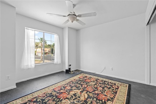 23633 Breezy Meadow Ct, Moreno Valley, CA 92557 - carpeted empty room featuring baseboards and ceiling fan