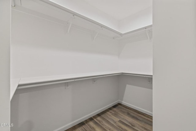 40719 E 171st St E, Lake Los Angeles, CA 93535 - walk in closet featuring dark wood-type flooring