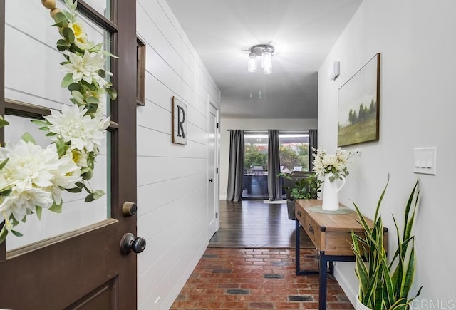 2444 Via Dieguenos, Alpine, CA 91901 - foyer entrance with brick flooring