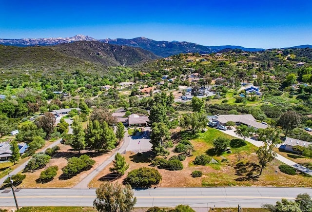 2444 Via Dieguenos, Alpine, CA 91901 - aerial view of residential area with a mountain backdrop