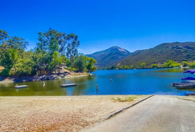 2444 Via Dieguenos, Alpine, CA 91901 - water view with a mountain backdrop