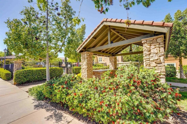 178 Via Montisi, Santee, CA 92071 - surrounding community with fence and a gazebo
