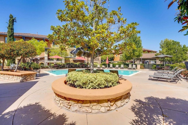 178 Via Montisi, Santee, CA 92071 - community pool featuring a patio area
