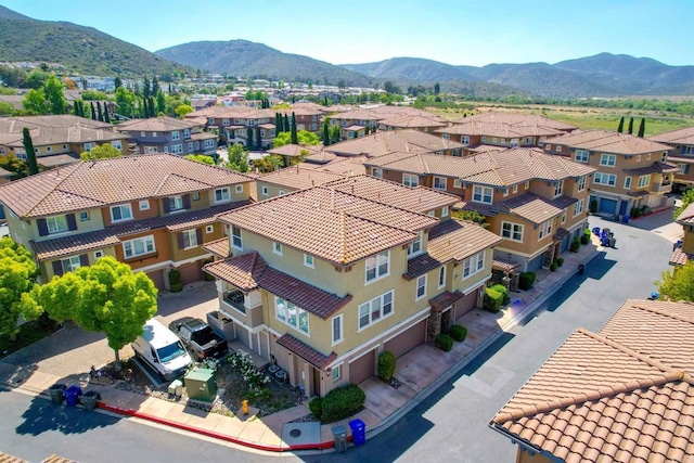 178 Via Montisi, Santee, CA 92071 - aerial view of residential area with a mountain backdrop