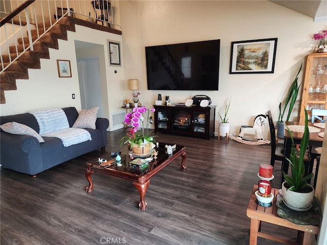 14158 Paddock St, Sylmar, CA 91342 - living room with stairway and wood finished floors