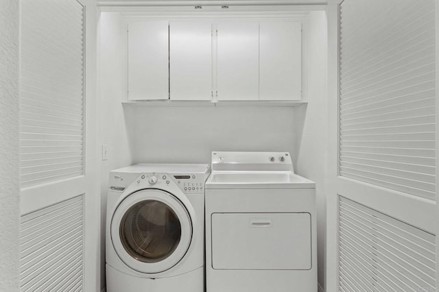 16054 Circa De Lindo, Rancho Santa Fe, CA 92091 - washroom featuring washing machine and dryer and cabinet space