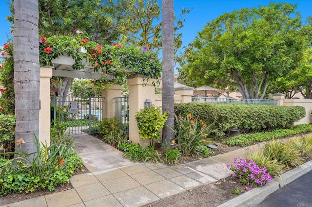 16054 Circa De Lindo, Rancho Santa Fe, CA 92091 - view of home's exterior with stucco siding and a gate