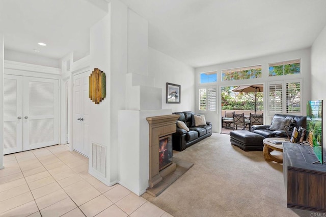 16054 Circa De Lindo, Rancho Santa Fe, CA 92091 - living room with light tile patterned flooring and recessed lighting