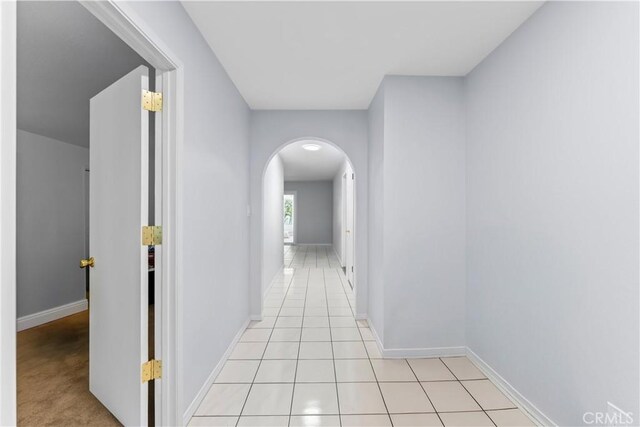 1467 W Southgate Ave, Fullerton, CA 92833 - hall featuring arched walkways and light tile patterned flooring