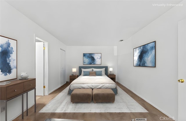 1467 W Southgate Ave, Fullerton, CA 92833 - bedroom with wood finished floors and baseboards