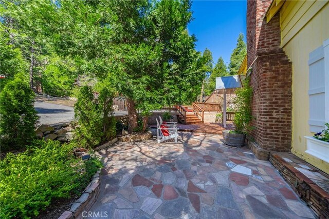 795 Glen View Ln, Twin Peaks, CA 92391 - view of patio
