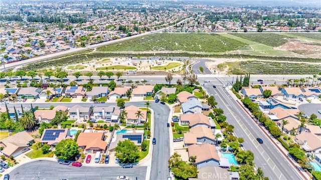 aerial perspective of suburban area