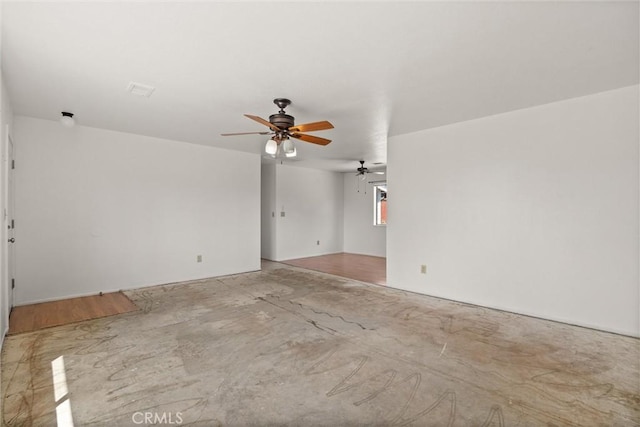 6383 Harvey Rd, Paradise, CA 95969 - spare room featuring a ceiling fan