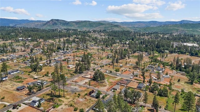 6383 Harvey Rd, Paradise, CA 95969 - aerial view of property and surrounding area with a mountainous background