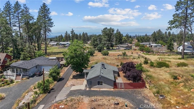 6383 Harvey Rd, Paradise, CA 95969 - aerial perspective of suburban area featuring a tree filled landscape