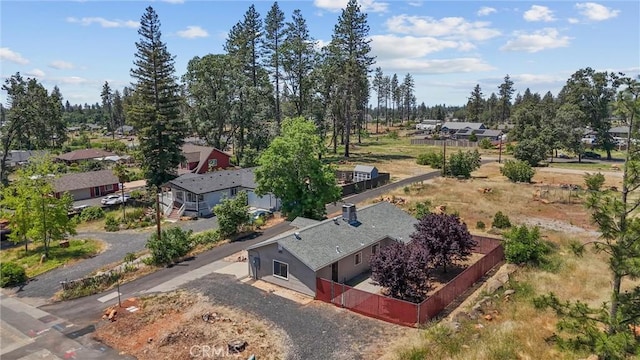 6383 Harvey Rd, Paradise, CA 95969 - aerial perspective of suburban area