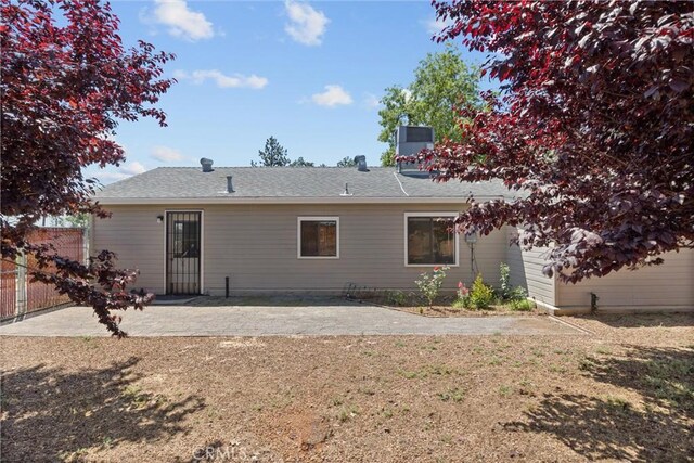 6383 Harvey Rd, Paradise, CA 95969 - back of house featuring a patio and cooling unit