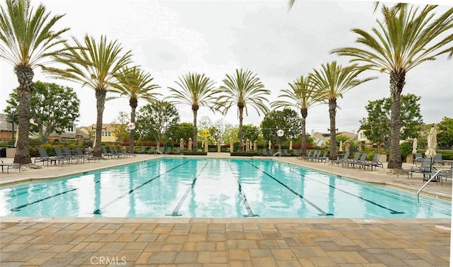 15561 Jasmine Pl, Tustin, CA 92782 - community pool with a patio area