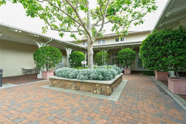 15561 Jasmine Pl, Tustin, CA 92782 - view of patio / terrace featuring french doors